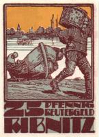 Német Birodalom/Weimari Köztársaság/ Ribnitz 1922. 10Pf + 25Pf +  50Pf 3klf, teljes sor T:I