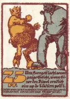 Német Birodalom/Weimari Köztársaság/ Ribnitz 1922. 10Pf + 25Pf +  50Pf 3klf, teljes sor T:I