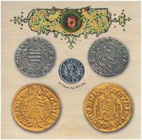 2008. 1Ft-100Ft (7xklf) "Reneszánsz emlékév" forgalmi sor szettben + Mátyás denár Ag fantá...