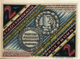 Német Birodalom/Weimari Köztársaság/ Paderborn 1921. 25Pf + 50Pf + 75Pf + 1M + 2M 5klf db, teljes so...