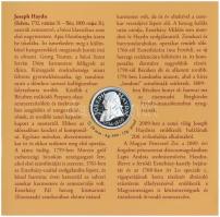 2009. 5Ft-200Ft "Haydn" (7xklf) forgalmi érme sor, benne "Joseph Haydn" Ag emlék...