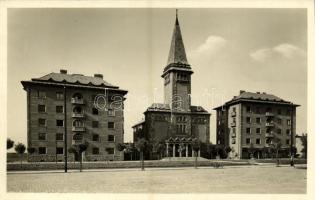 1948 Budapest XI. Kelenföldi Református Egyház Magyar Advent temploma és lakóházai