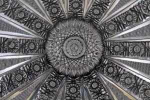 Csiszolt ólomkristály tál, nagyon apró csorbákkal, jelzés nélkül, d:28 cm