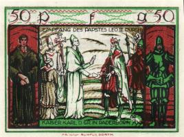 Német Birodalom/Weimari Köztársaság/ Paderborn 1921. 50Pf + 75Pf + 1M + 2M 4klf db, teljes sor T:I