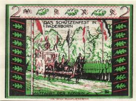 Német Birodalom/Weimari Köztársaság/ Paderborn 1921. 50Pf + 75Pf + 1M + 2M 4klf db, teljes sor T:I