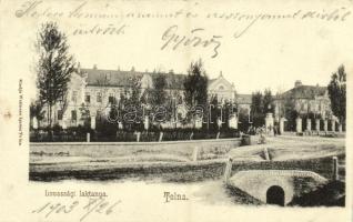 1903 Tolna, Lovassági laktanya. Weltmann Ignác kiadása (Rb)