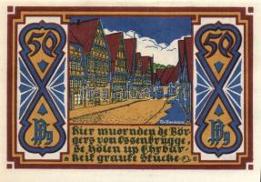 Német Birodalom/Weimari Köztársaság/ Osnabrück 1921. 5Pf + 10Pf + 25Pf + 50Pf(6x) + 75Pf 10klf, telj...