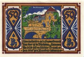 Német Birodalom/Weimari Köztársaság/ Osnabrück 1921. 5Pf + 10Pf + 25Pf + 50Pf(6x) + 75Pf 10klf, telj...