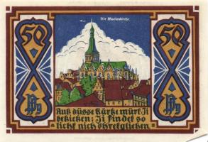 Német Birodalom/Weimari Köztársaság/ Osnabrück 1921. 5Pf + 10Pf + 25Pf + 50Pf(6x) + 75Pf 10klf, telj...