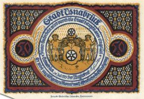 Német Birodalom/Weimari Köztársaság/ Osnabrück 1921. 5Pf + 10Pf + 25Pf + 50Pf(6x) + 75Pf 10klf, telj...