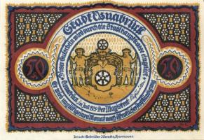 Német Birodalom/Weimari Köztársaság/ Osnabrück 1921. 5Pf + 10Pf + 25Pf + 50Pf(6x) + 75Pf 10klf, telj...