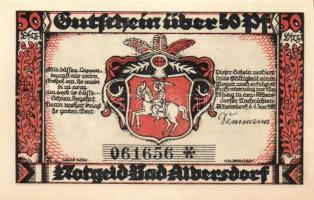 Német Birodalom/Weimari Köztársaság/ Albersdorf 1922. 50Pf + 1M + 2M 3klf, teljes sor T:I