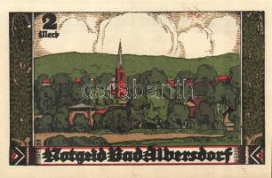 Német Birodalom/Weimari Köztársaság/ Albersdorf 1922. 50Pf + 1M + 2M 3klf, teljes sor T:I