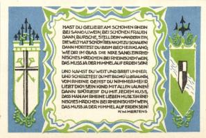 Német Birodalom/Weimari Köztársaság/ Königswinter 1921. 50Pf(7x) 7klf, teljes sor T:I