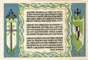 Német Birodalom/Weimari Köztársaság/ Königswinter 1921. 50Pf(7x) 7klf, teljes sor T:I