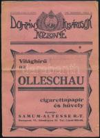 1929 Dohánykisárusok Közlönye. VI. évf. 10. sz. 1929. május 15. Laptulajdonos: Dohánykisárusok Országos Szövetsége. Szerk: Szarvady Kálmán. Korabeli reklámokkal. Kalocsa, Árpád-ny., hajtásnyommal, szakadásokkal, 8 p.