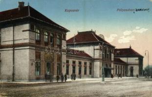 1916 Kaposvár, pályaudvar, vasútállomás (EK)