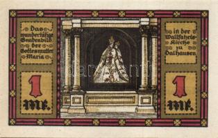 Német Birodalom/Weimari Köztársaság/ Dalhausen 1922. 50Pf + 1M + 2M  3klf db, teljes sor T:I