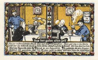 Német Birodalom/Weimari Köztársaság/ Beverungen 1921. 50Pf + 75Pf + 1M  3klf db, teljes sor T:I