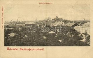 1899 Székesfehérvár, látkép északról. Klökner Péter kiadása