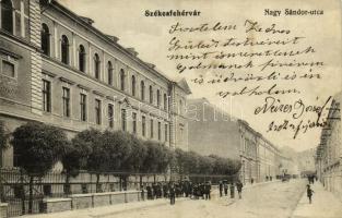 1899 Székesfehérvár, Nagy Sándor utca. Horváthné és Rónainé kiadása (Rb)