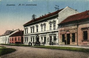 Orosháza, M. kir. postahivatal, gyógyszertár, Berger Lajos üzlete