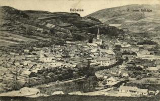 1915 Dobsina, város látképe, templomok. Grünwald képeslap király kiadása / general view with churches