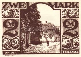 Német Birodalom/Weimari Köztársaság/ Paderborn 1921. 25Pf + 50Pf + 75Pf + 1M + 2M 5klf db, teljes sor T:I