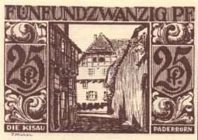 Német Birodalom/Weimari Köztársaság/ Paderborn 1921. 25Pf + 50Pf + 75Pf + 1M + 2M 5klf db, teljes so...