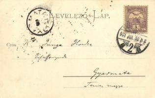 1901 Tátra, Magas Tátra, Vysoké Tatry; Csorbai-tó és Tátra / Csorba-See mit Tátra / Strbské pleso / ...