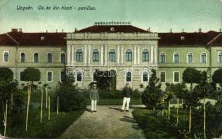 1915 Ungvár, Uzshorod, Uzhhorod, Uzhorod; Cs. és kir. tiszti pavilon / K.u.K. military officers pavilion (EK)