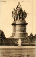 1912 Pozsony, Pressburg, Bratislava; Mária Terézia szobor / statue
