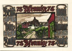 Német Birodalom/Weimari Köztársaság/ Norddorf 1921. 25Pf + 50Pf + 75Pf + 1M 4klf db, teljes sor T:I,...