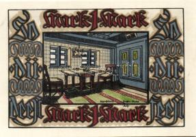 Német Birodalom/Weimari Köztársaság/ Norddorf 1921. 25Pf + 50Pf + 75Pf + 1M 4klf db, teljes sor T:I,...