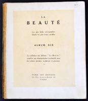 cca 1920-26 La Beauté Albumok 9 db, egyenként kb 30 oldalas erotikus fotókat tartalmazó album kísérő...