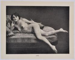 cca 1920-26 La Beauté Albumok 9 db, egyenként kb 30 oldalas erotikus fotókat tartalmazó album kísérő...