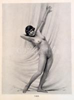 cca 1920-26 La Beauté Albumok 9 db, egyenként kb 30 oldalas erotikus fotókat tartalmazó album kísérő...