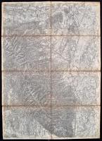 Ausztria. Bécs és környéke 11 db vászon katonai térkép / 11 Austrian military maps