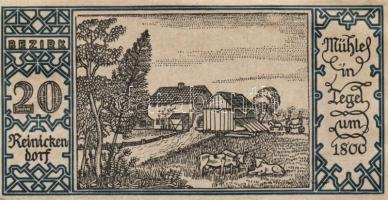 Német Birodalom/Weimari Köztársaság/ Berlin 1921. 50Pf(20x) 20klf db, teljes sor T:I