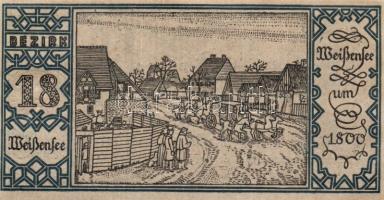 Német Birodalom/Weimari Köztársaság/ Berlin 1921. 50Pf(20x) 20klf db, teljes sor T:I