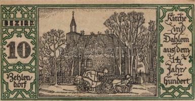 Német Birodalom/Weimari Köztársaság/ Berlin 1921. 50Pf(20x) 20klf db, teljes sor T:I