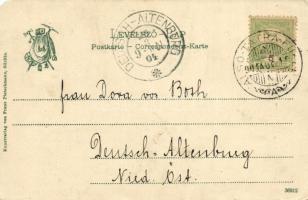 1904 Tátra, Magas Tátra, Vysoké Tatry; Kerbchen u. kl. Visoka-Spitze v. Polnischen Kamme gesehen / R...