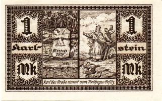 Német Birodalom/Weimari Köztársaság/ Herstelle 1921. 50Pf + 1M + 2M 3klf db, teljes sor T:I