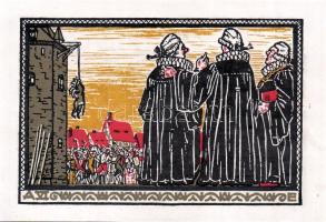 Német Birodalom/Weimari Köztársaság/ Schöppenstedt 1921. 50Pf(10x) 10klf db, teljes sor T:I