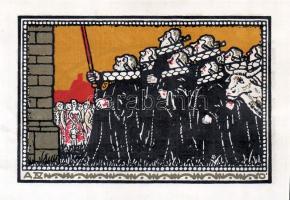 Német Birodalom/Weimari Köztársaság/ Schöppenstedt 1921. 50Pf(10x) 10klf db, teljes sor T:I