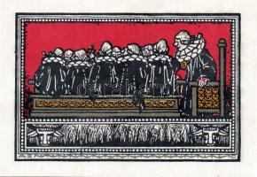 Német Birodalom/Weimari Köztársaság/ Schöppenstedt 1921. 50Pf(10x) 10klf db, teljes sor T:I