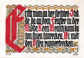 Német Birodalom/Weimari Köztársaság/ Schöppenstedt 1921. 50Pf(10x) 10klf db, teljes sor T:I