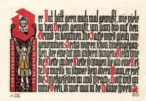 Német Birodalom/Weimari Köztársaság/ Schöppenstedt 1921. 50Pf(10x) 10klf db, teljes sor T:I