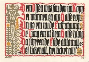 Német Birodalom/Weimari Köztársaság/ Schöppenstedt 1921. 50Pf(10x) 10klf db, teljes sor T:I