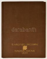 Vaszary János (1867-1939): Kőnyomat rajzai 22 db rajz + kísérő tanulmány egészvászon mappában 34x44 ...